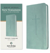  NLT Pocket Thinline Bible, Filament EnabledTeal Cross
